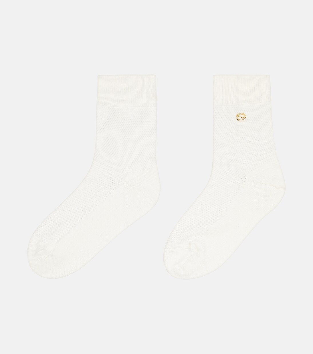 Calzini GUCCI in misto cotone con motivo intrecciato per uno stile giovane e fresco