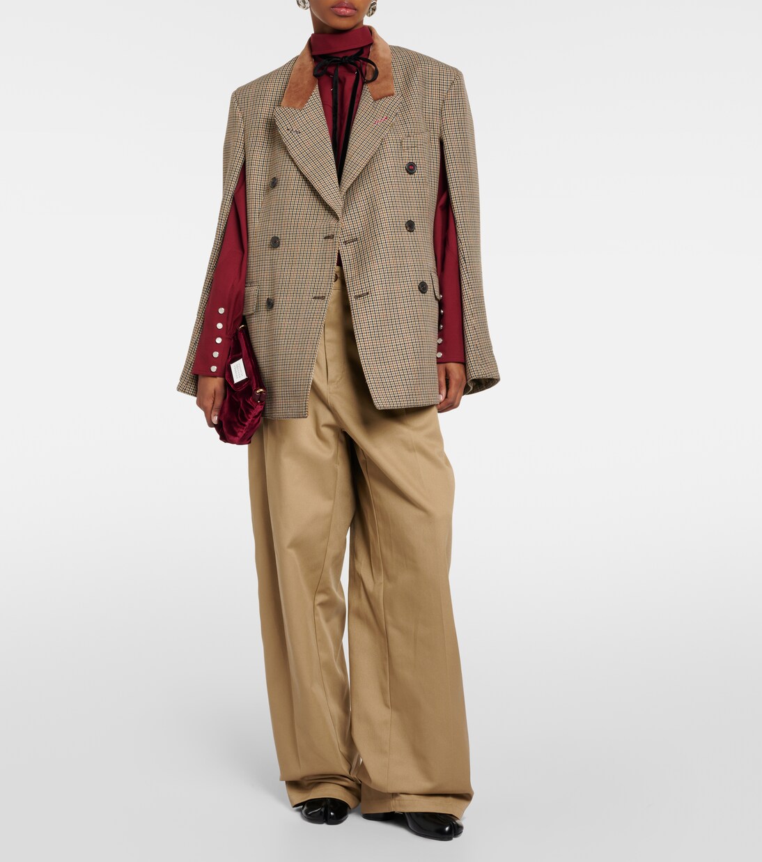 Blazer in lana pied-de-poule | Maison Margiela