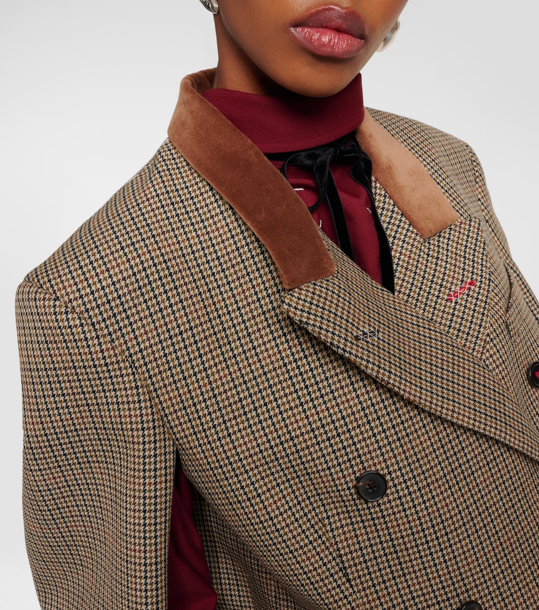 Blazer in lana pied-de-poule | Maison Margiela
