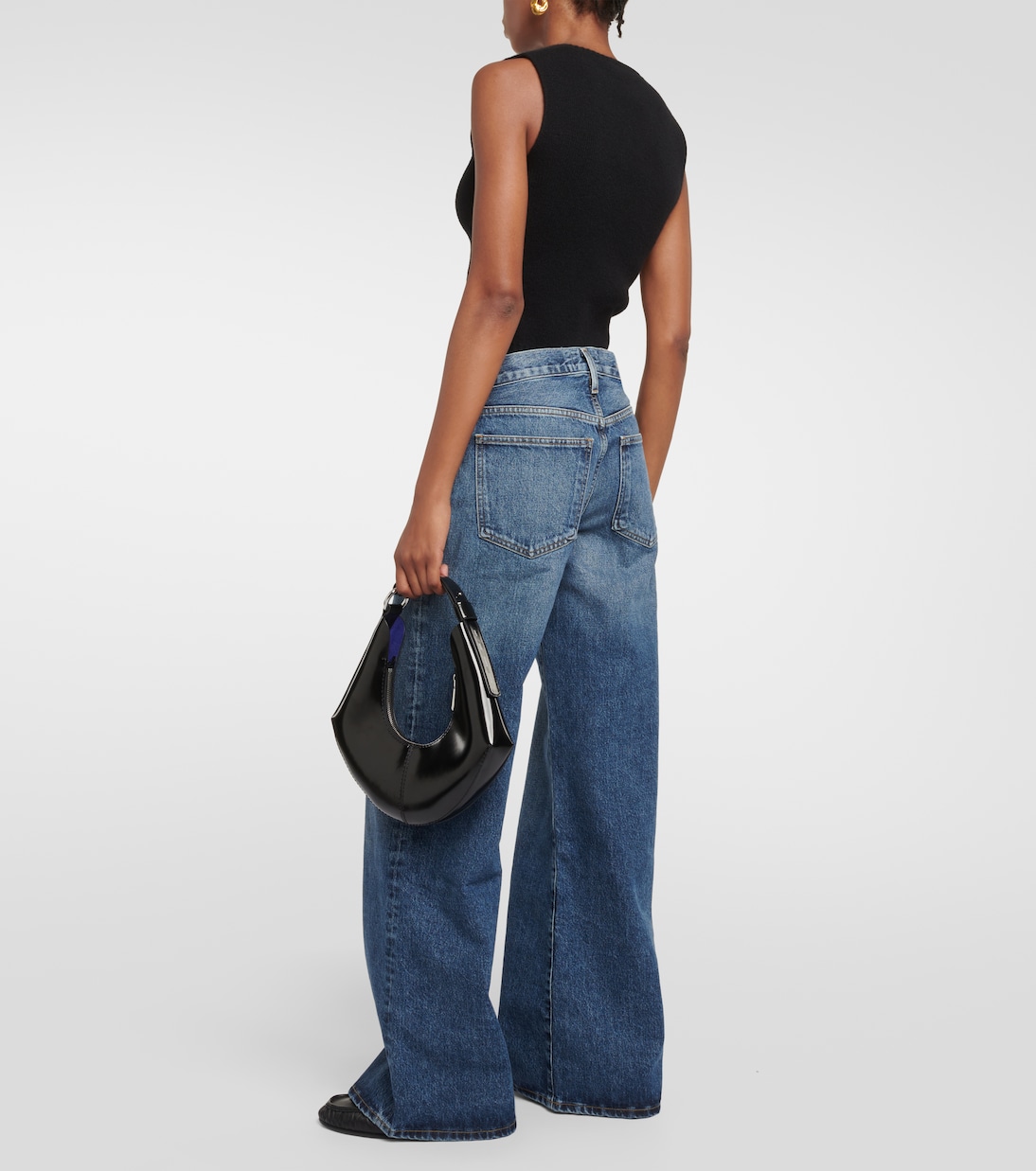 Jeans Clara a gamba larga  | Agolde