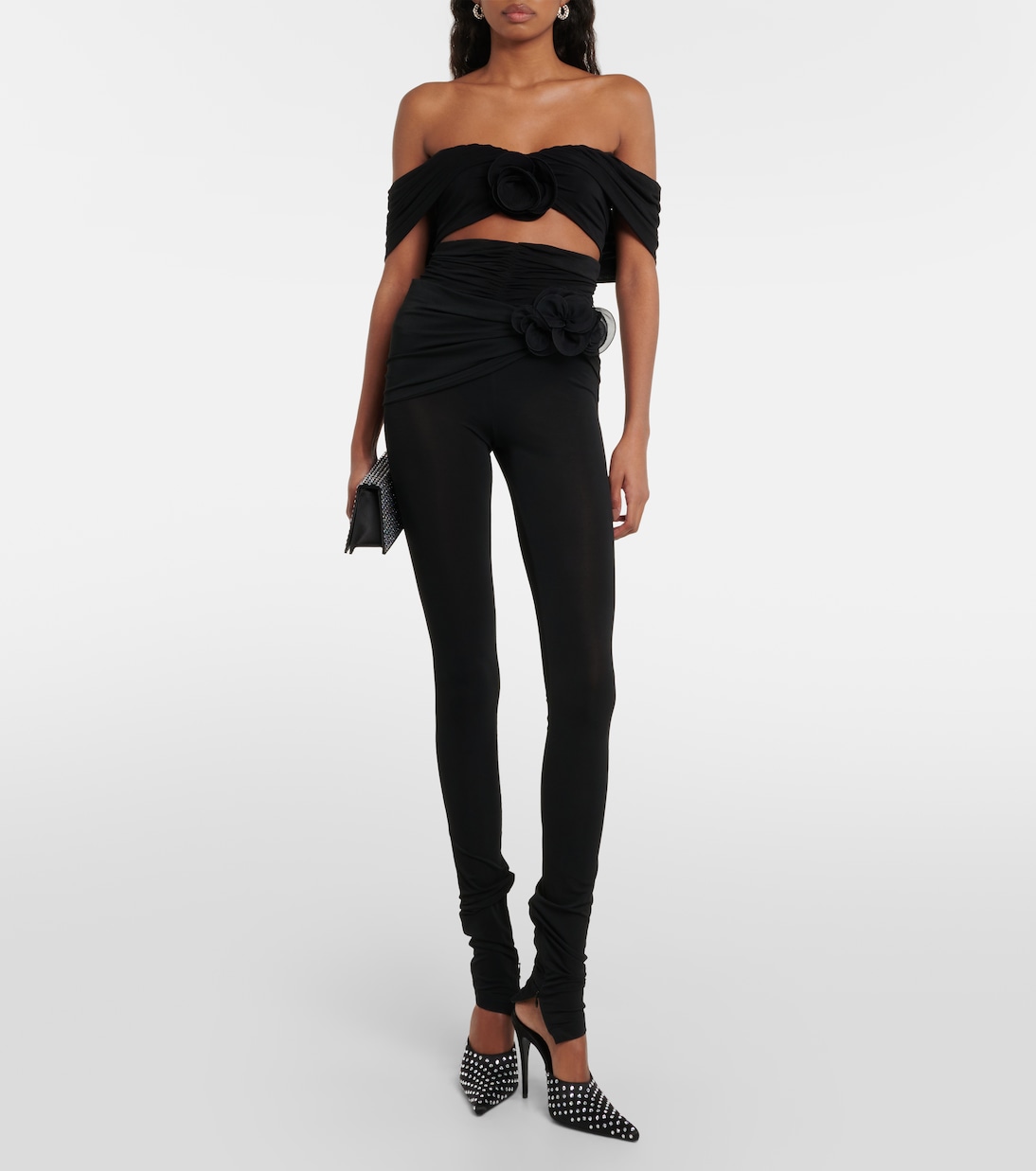 Top cropped con scollo bardot | Magda Butrym