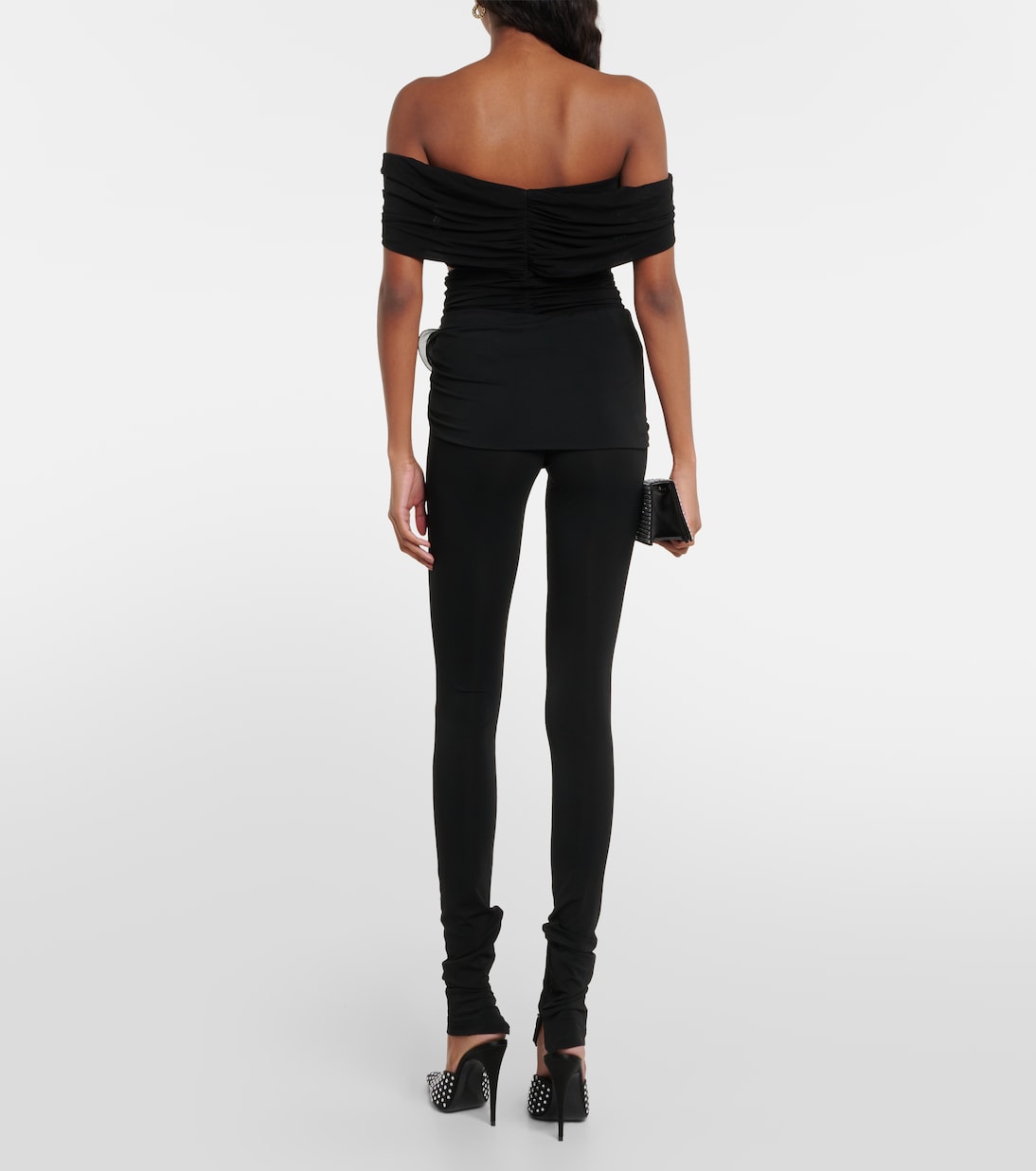 Top cropped con scollo bardot | Magda Butrym
