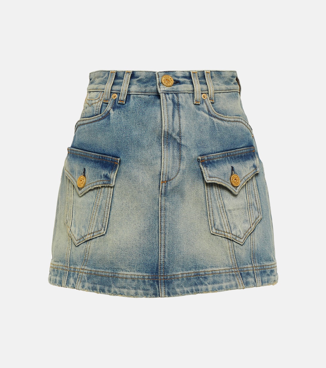 Minigonna cargo di jeans | Balmain
