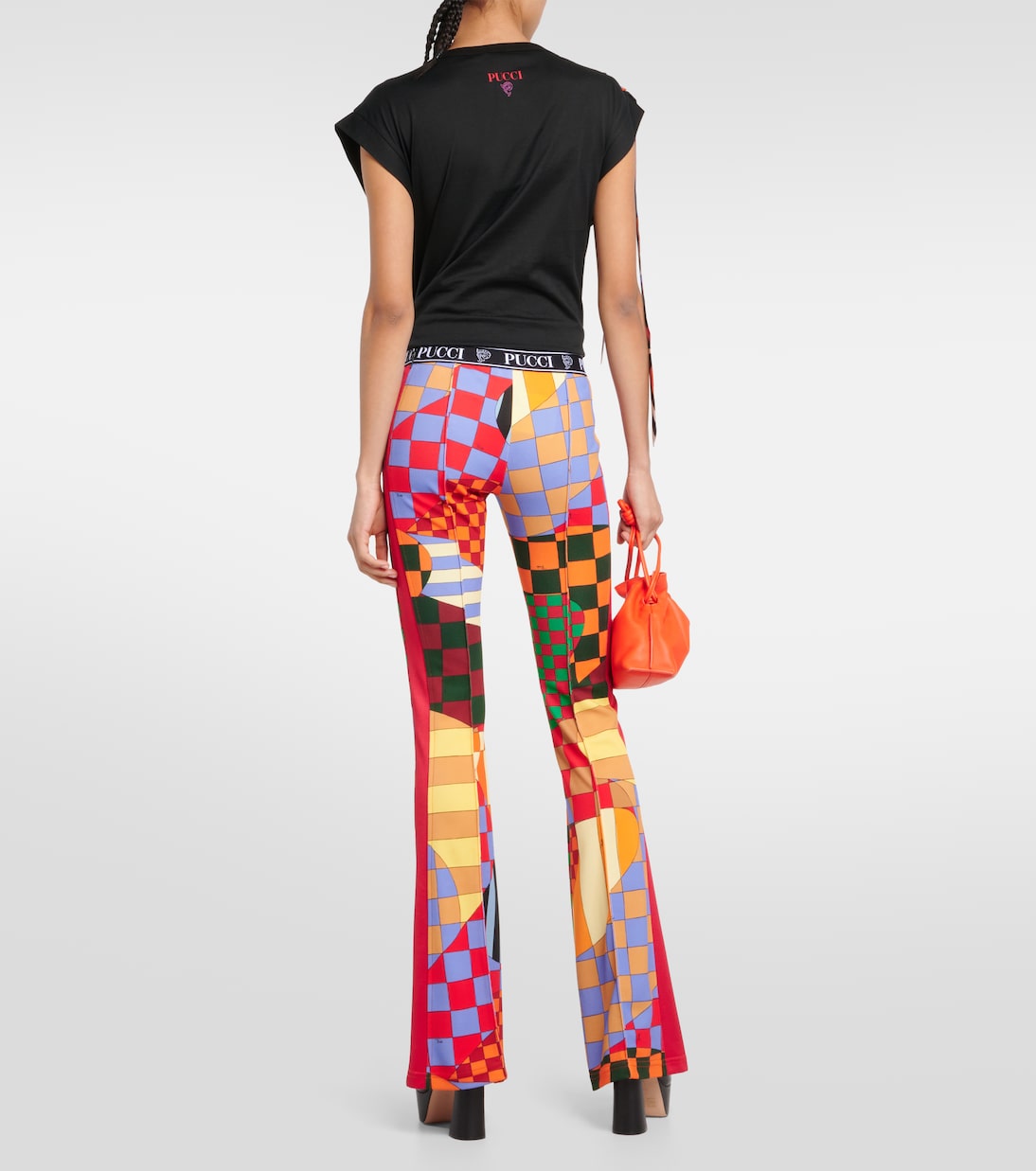 Giardino jersey flared pants | Pucci