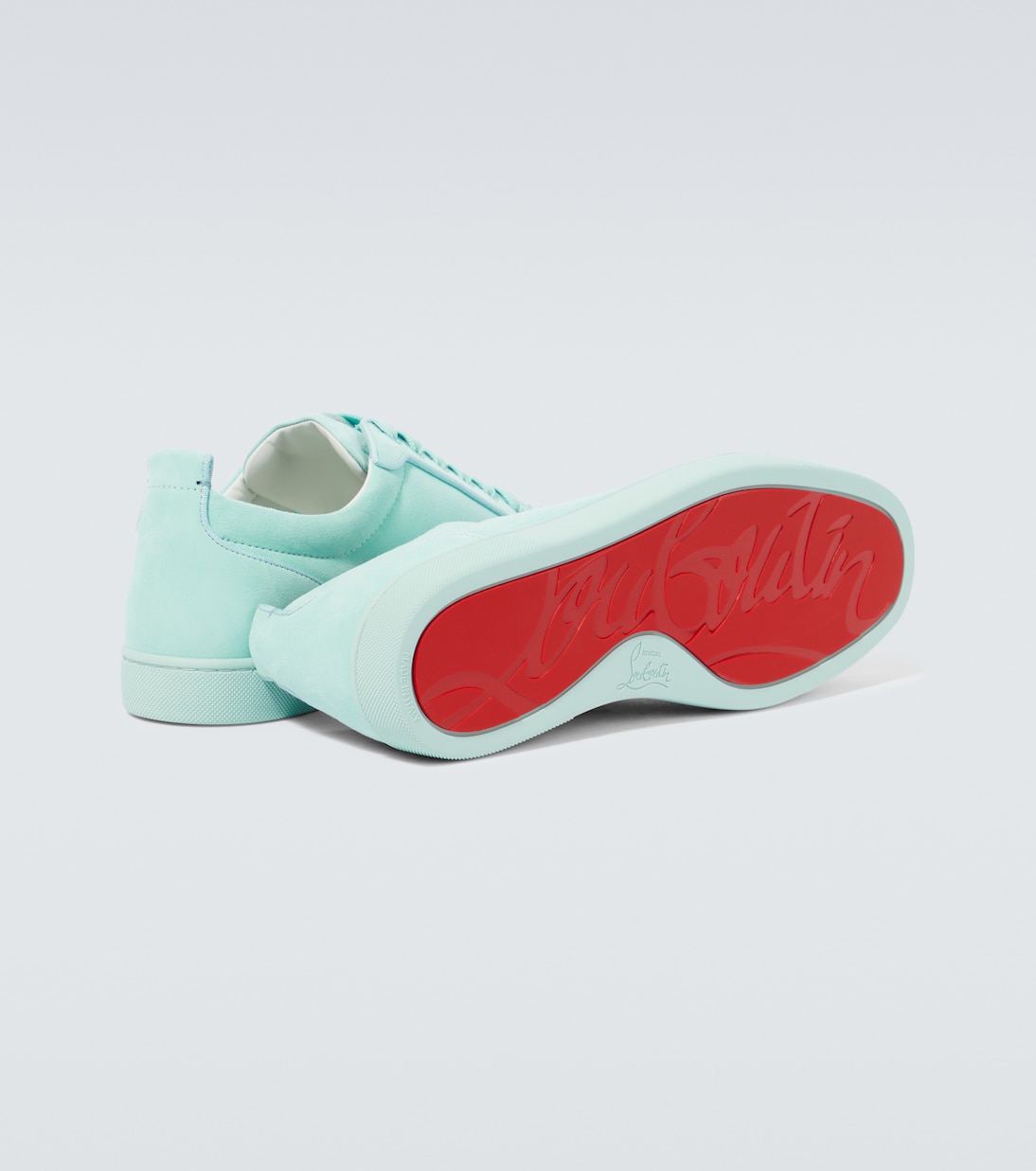 Baskets Louis Junior Spikes en cuir | Christian Louboutin