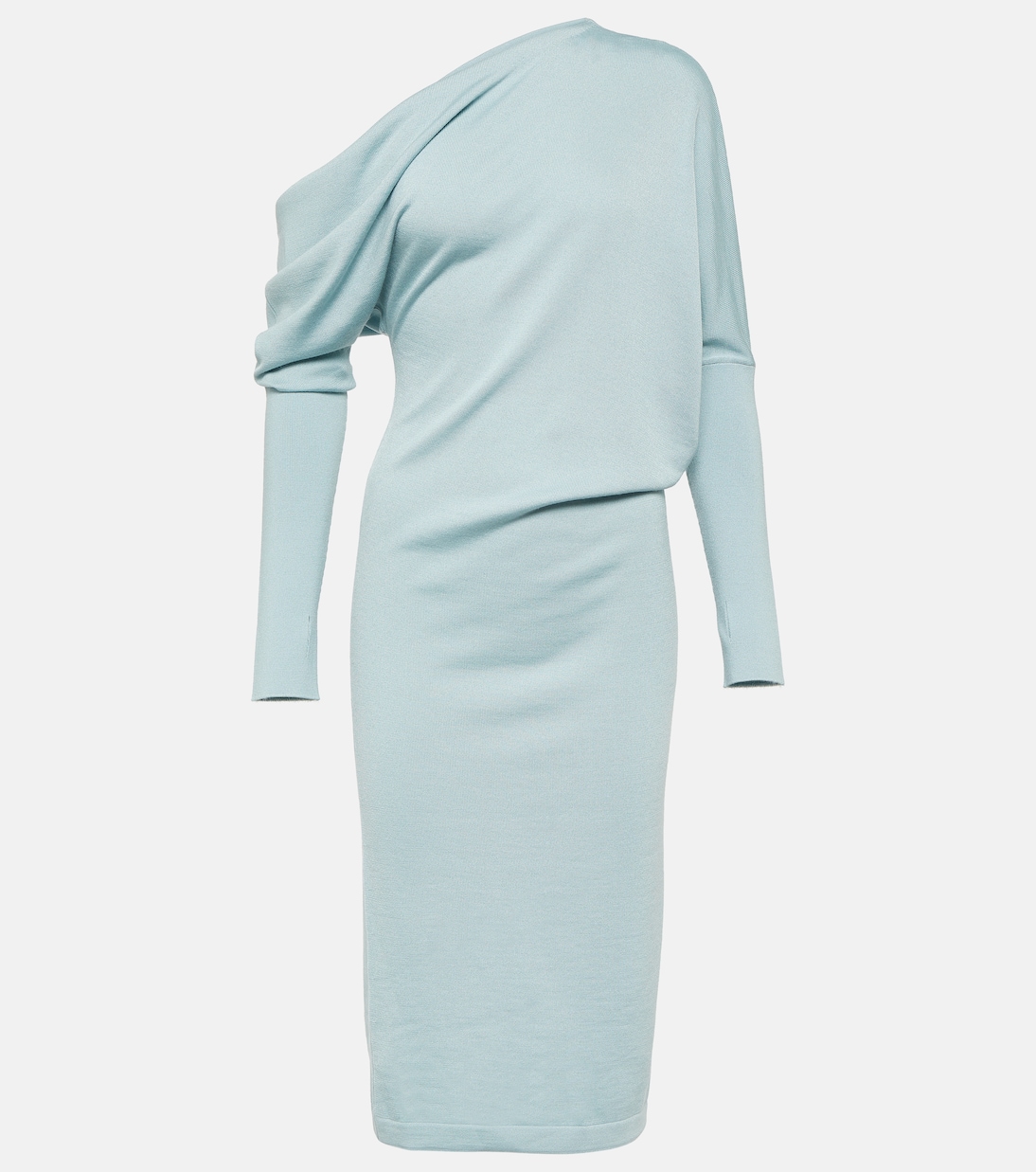 Vestido midi en mezcla de cachemir | Tom Ford