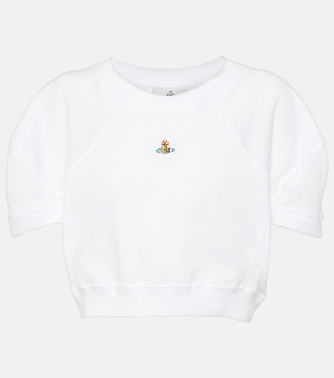 Camiseta cropped Orb de algodón | Vivienne Westwood
