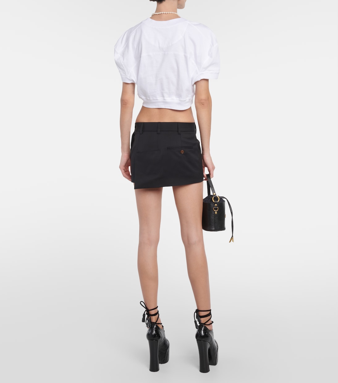 Camiseta cropped Orb de algodón | Vivienne Westwood