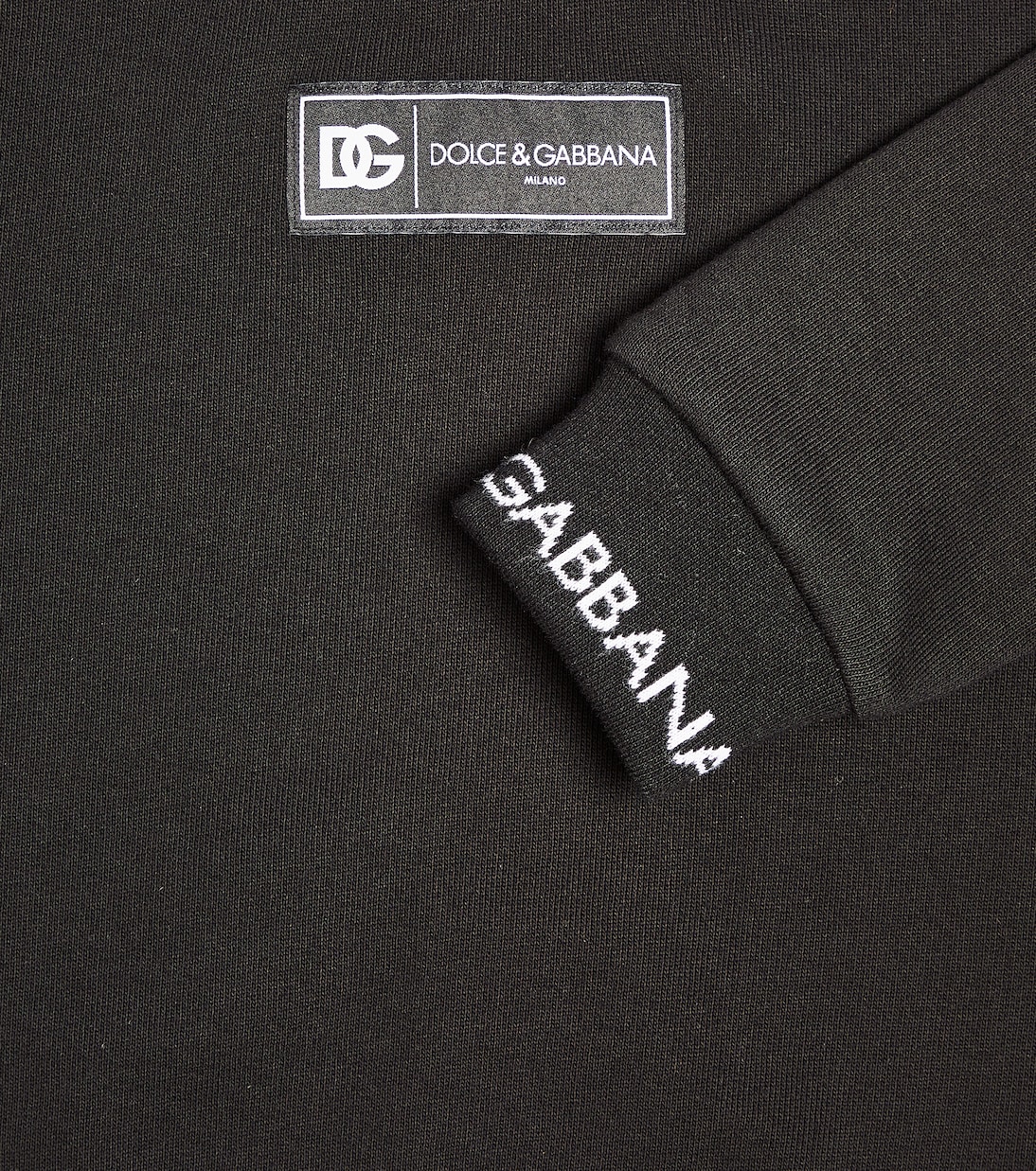 Sudadera DG en jersey de algodón | Dolce&Gabbana Kids
