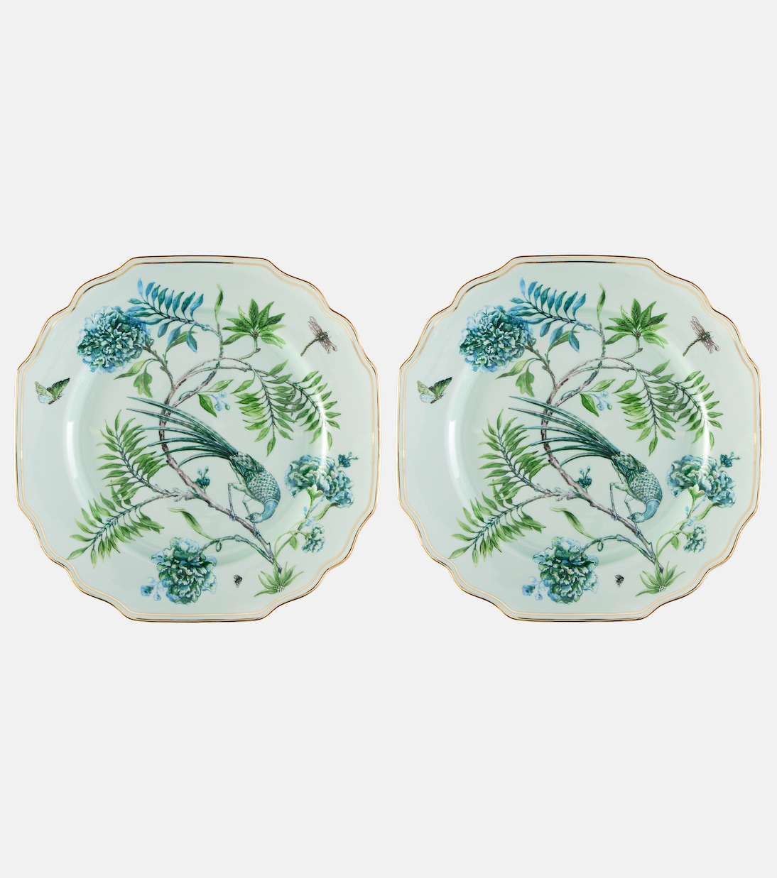 Secret Garden set of 2 dinner plates | Aquazzura Casa