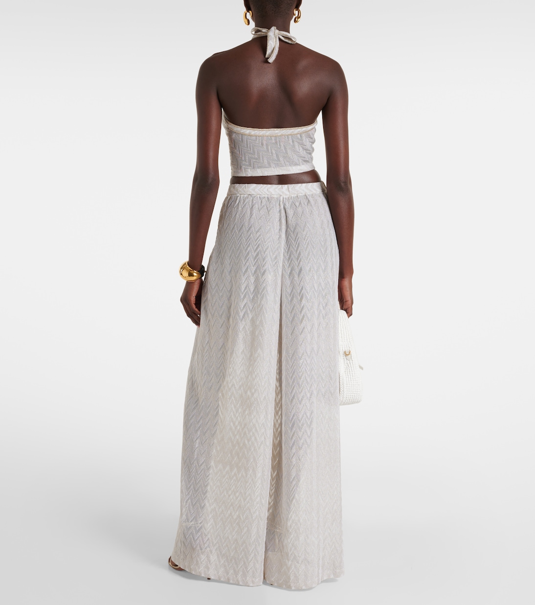 Top raccourci en lamé | Missoni