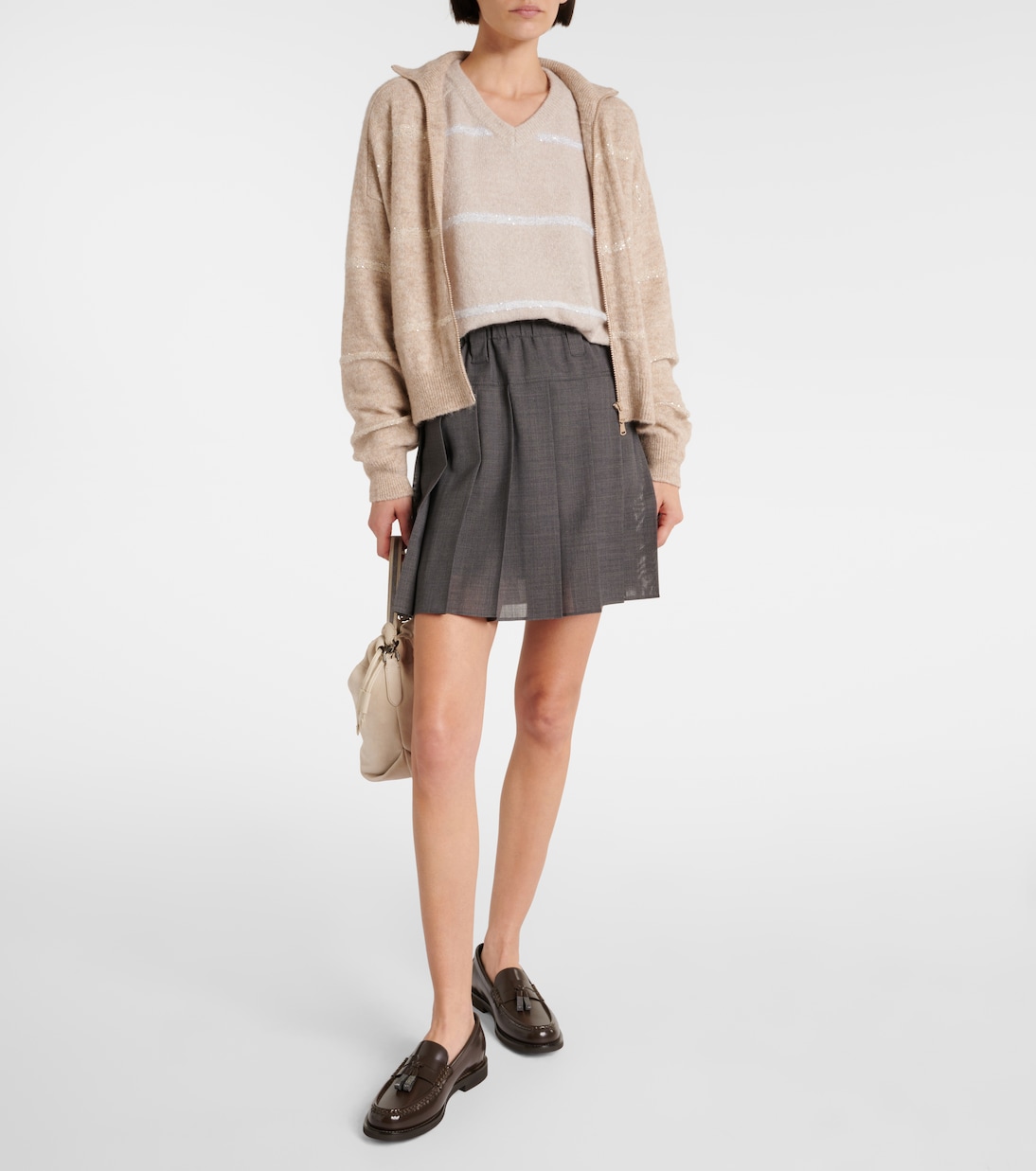 Mocassins Monili en cuir | Brunello Cucinelli