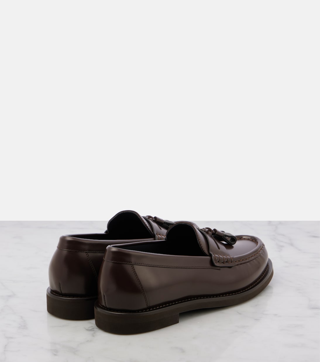 Mocassins Monili en cuir | Brunello Cucinelli
