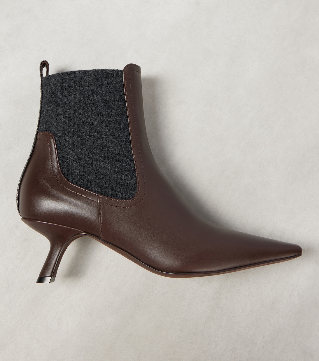 Verzierte Chelsea Boots aus Leder | Brunello Cucinelli