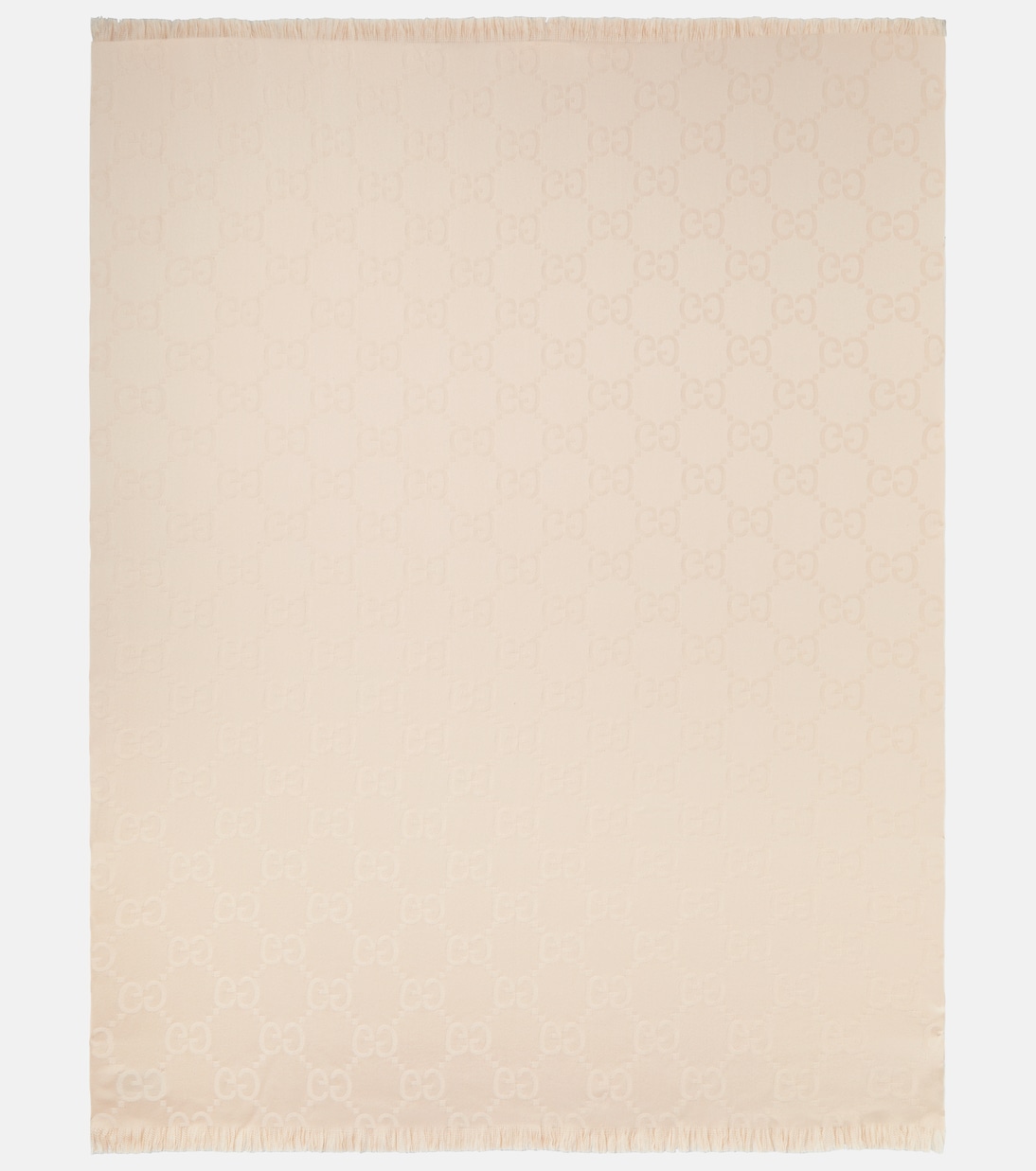 GG wool and silk jacquard blanket | Gucci