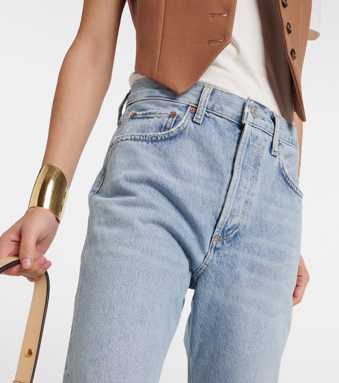 Jeans regular Fran a vita media | Agolde