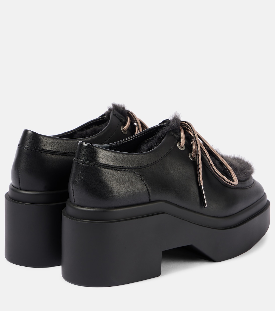 Mocassins Norton à plateforme en cuir | Clergerie