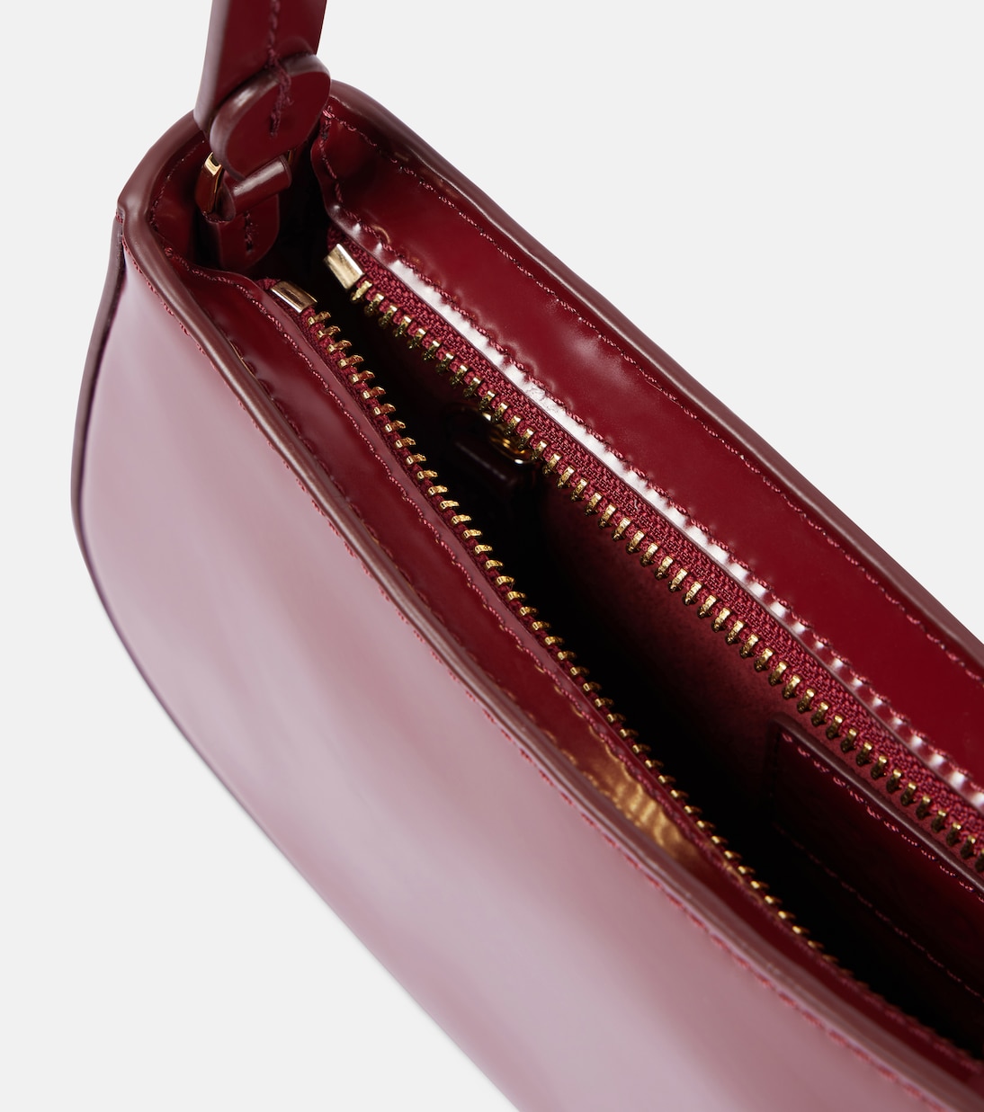 Schultertasche Ollie aus Leder | Staud