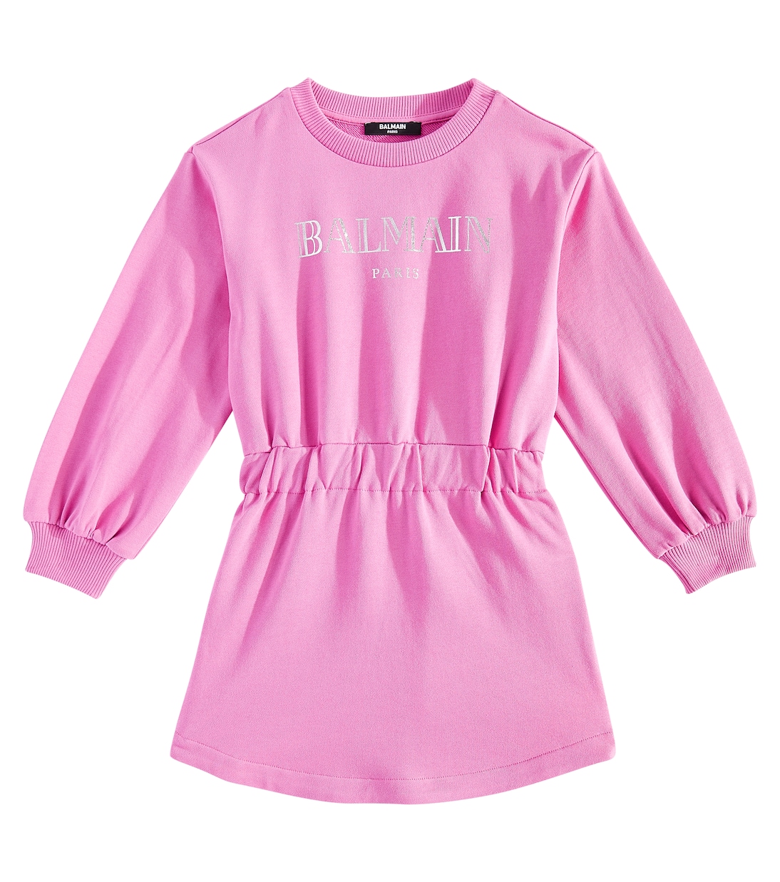 Kleid aus Baumwoll-Jersey | Balmain Kids