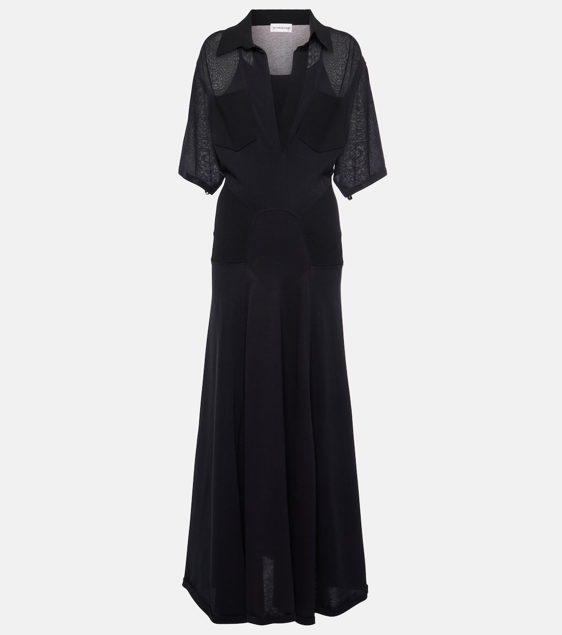 Maxikleid aus einem Baumwollgemisch | Victoria Beckham