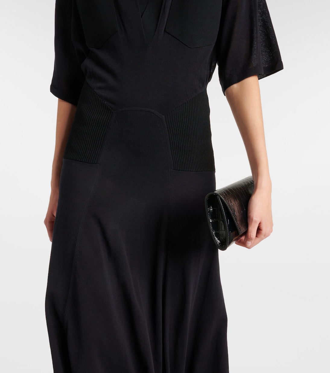 Maxikleid aus einem Baumwollgemisch | Victoria Beckham