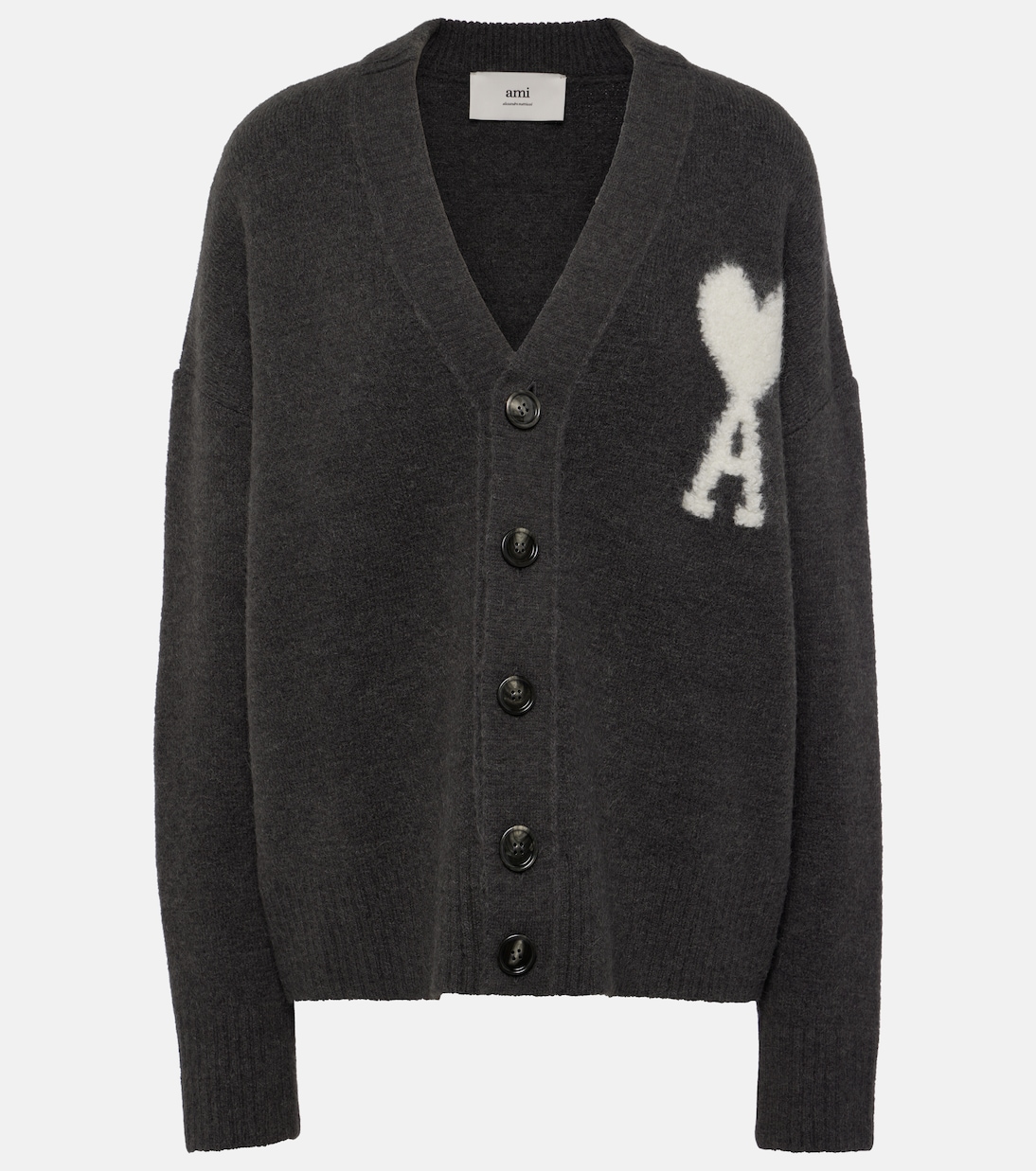 Ami De Cœur alpaca-blend cardigan | Ami Paris