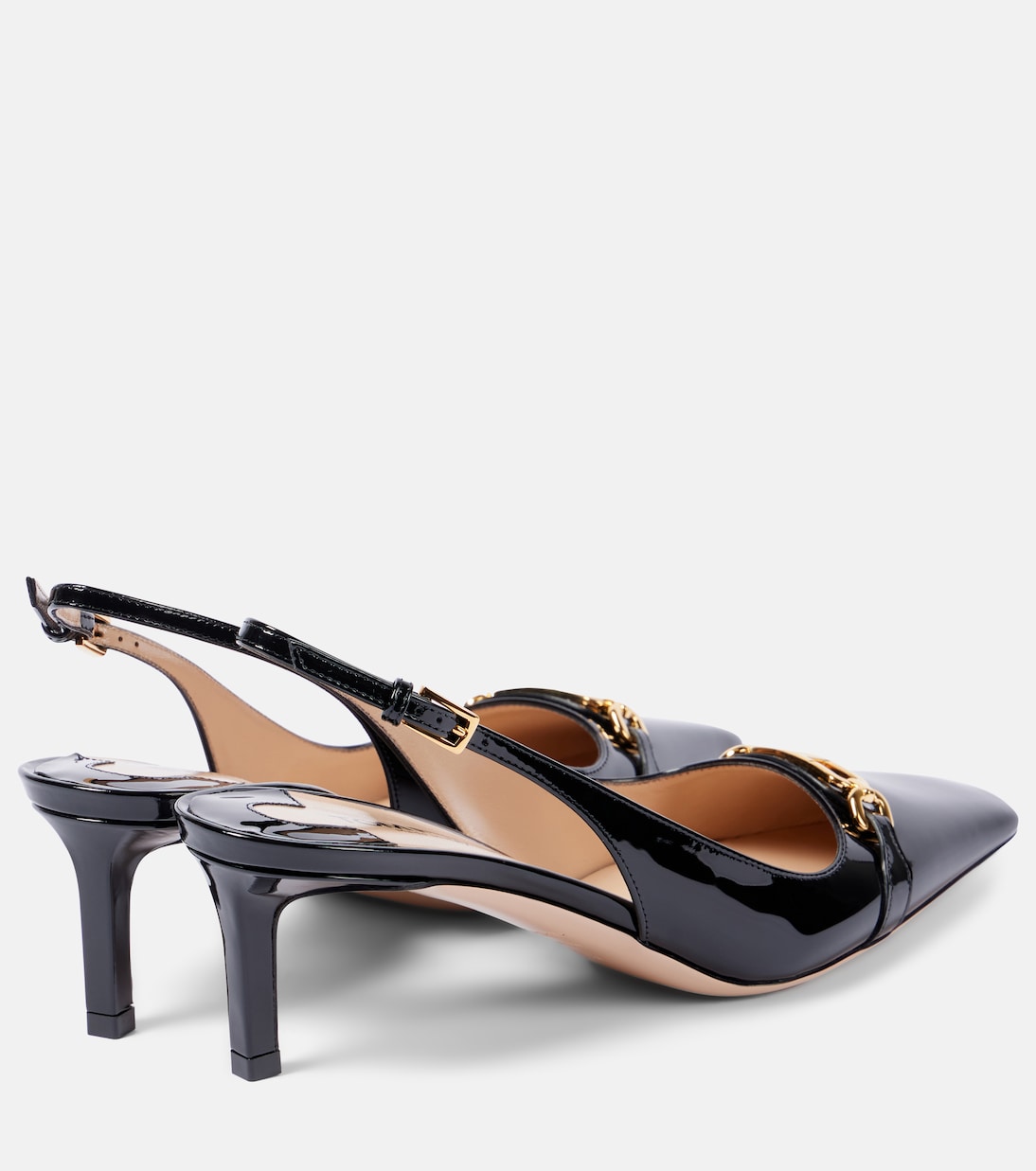 Whitney 55 patent leather slingback pumps | Tom Ford