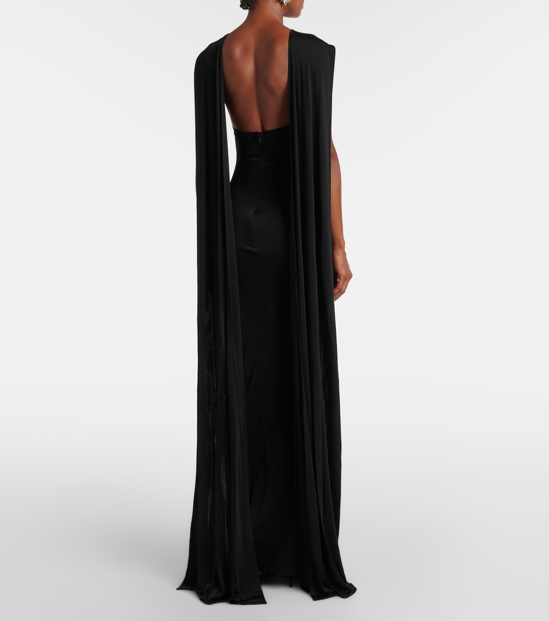 Vestido de fiesta con capa y aberturas | The New Arrivals Ilkyaz Ozel