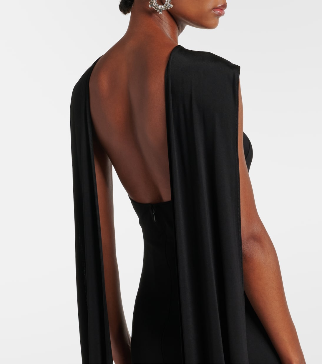 Vestido de fiesta con capa y aberturas | The New Arrivals Ilkyaz Ozel