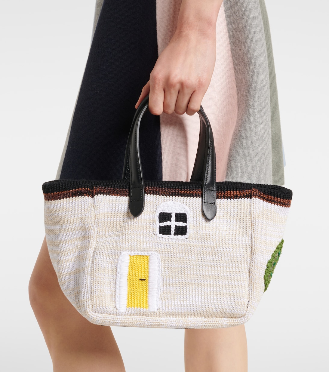 Cabas House Mini en maille | JW Anderson