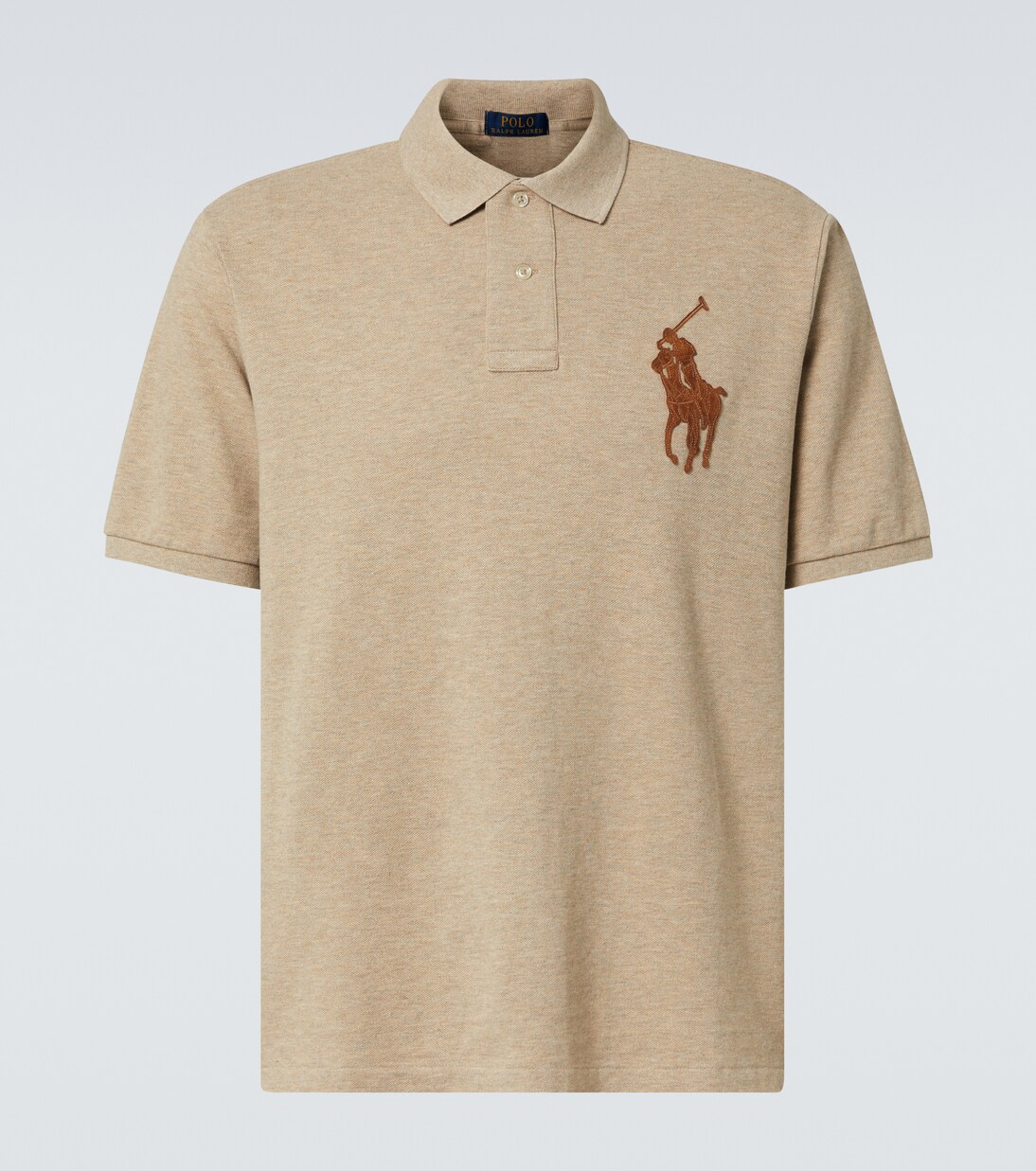 Tan ralph lauren polo shirt 2025