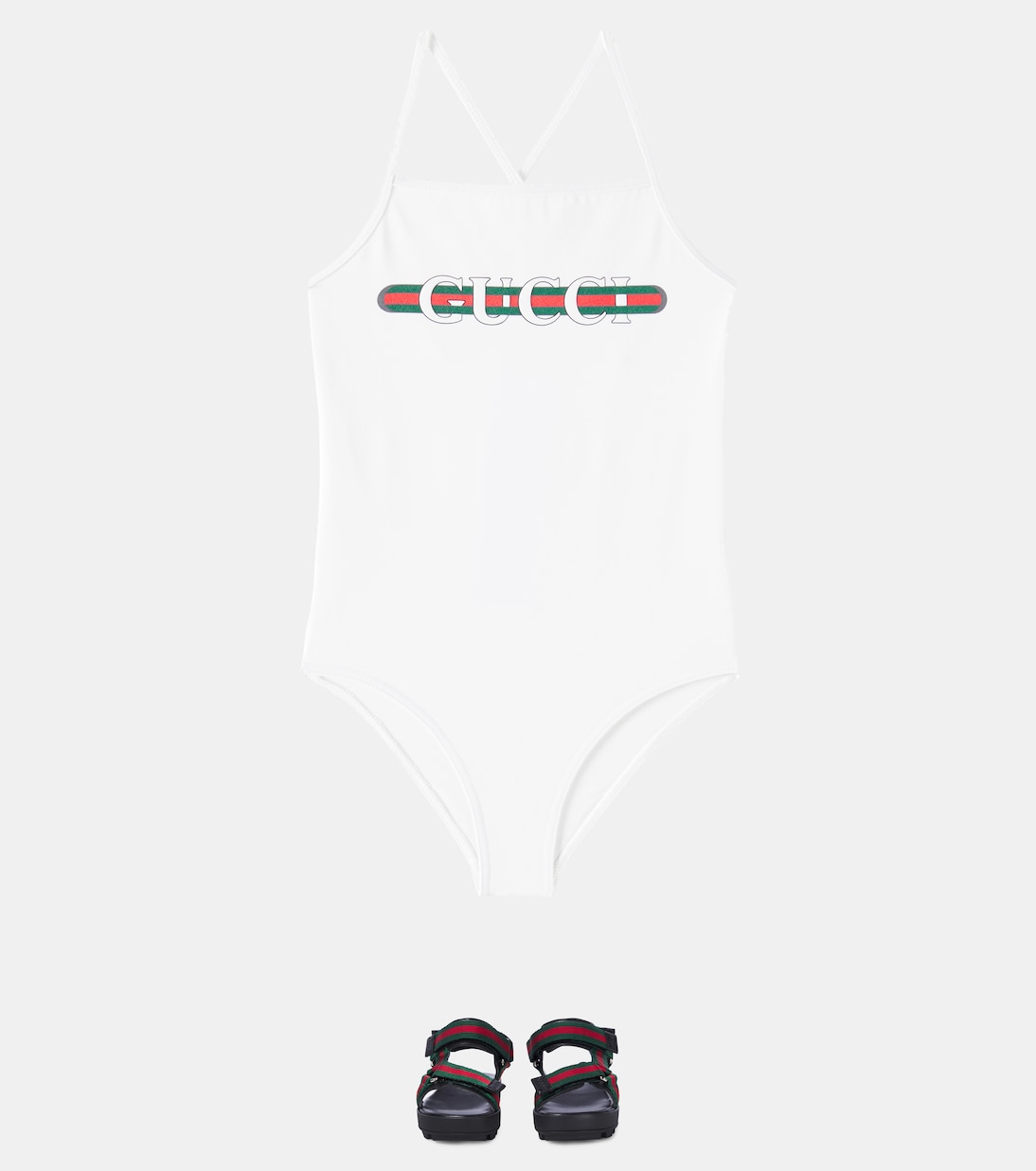 Sandalen mit Leder | Gucci Kids