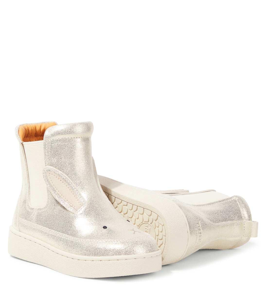Stivaletti Theera in pelle metallizzata | Donsje