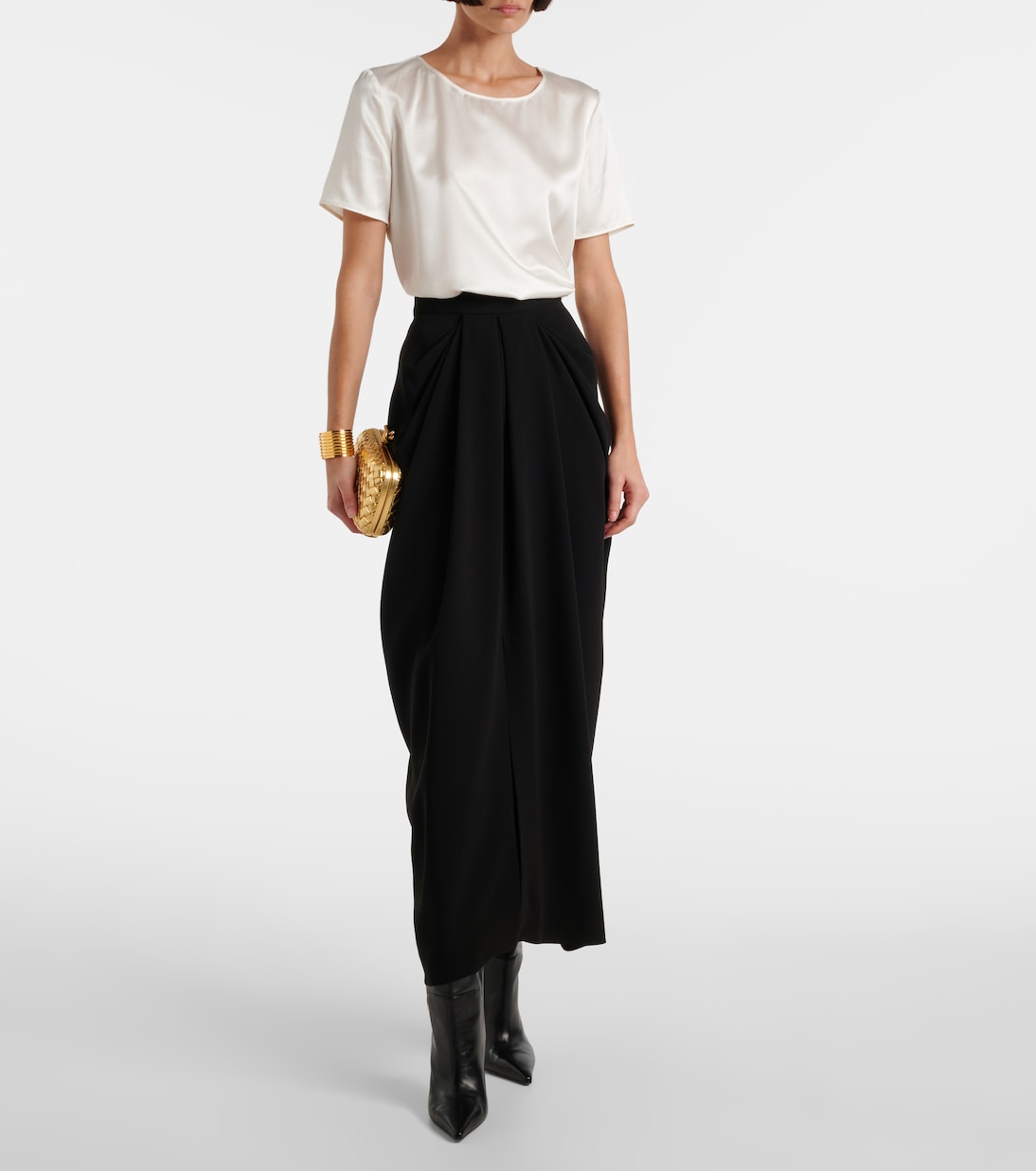 T-shirt Dida in raso di seta | Max Mara