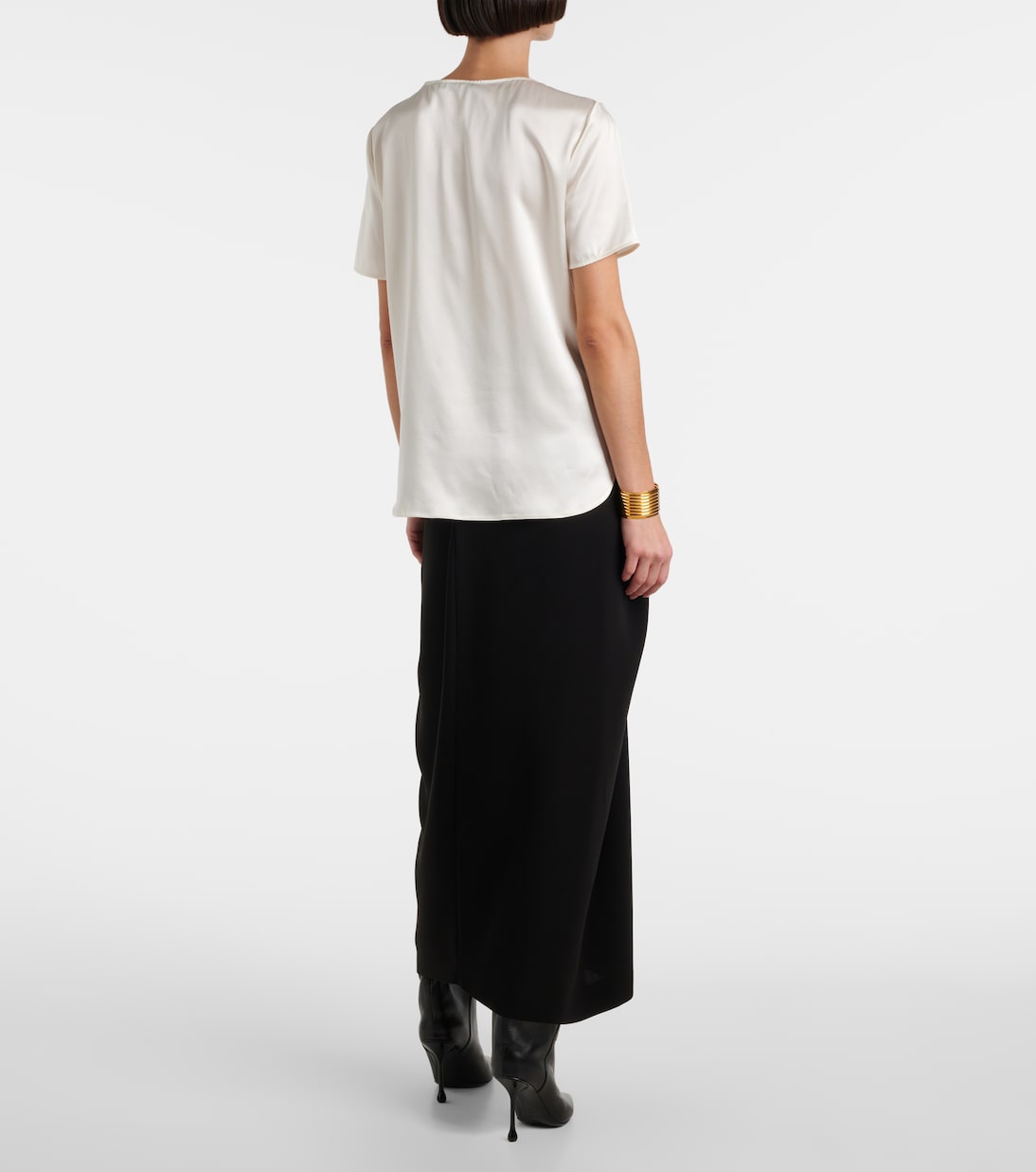T-shirt Dida in raso di seta | Max Mara
