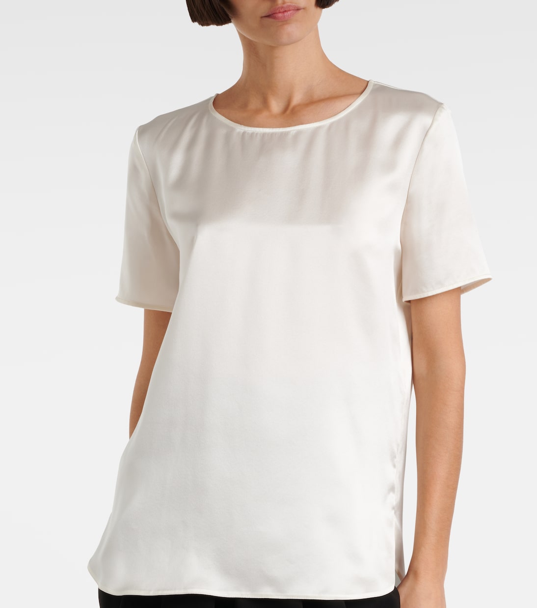 T-shirt Dida in raso di seta | Max Mara