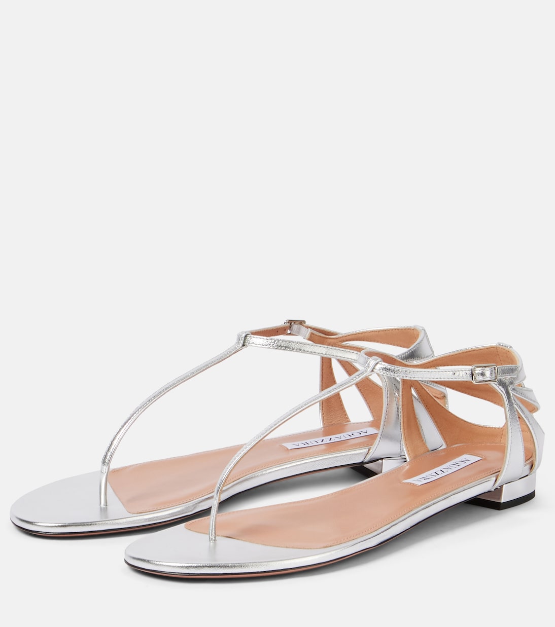 Sandali Frida in pelle metallizzata | Aquazzura