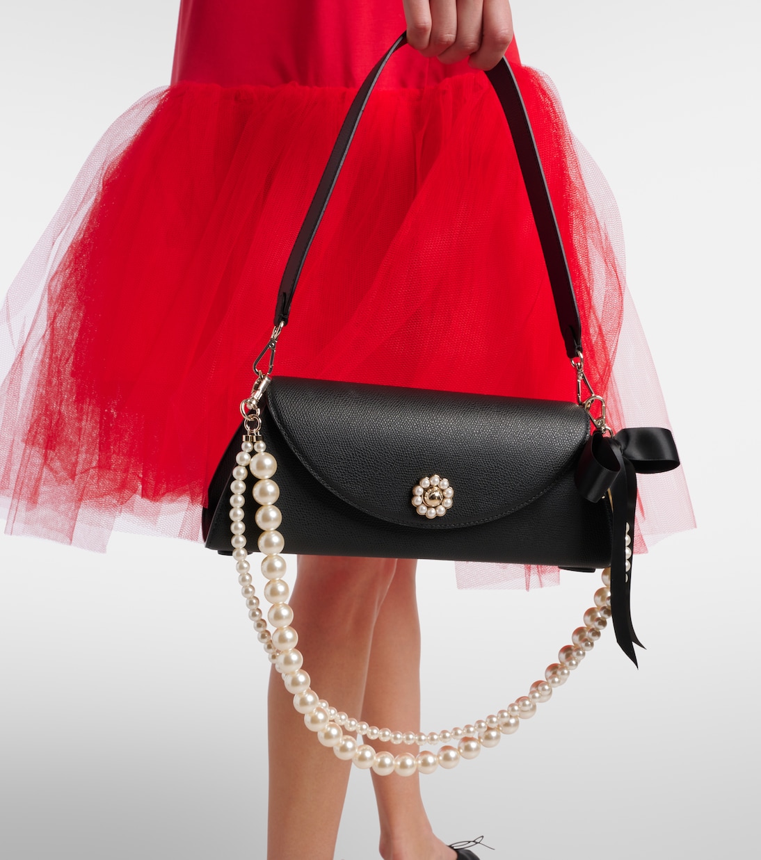 Sac Valentine en cuir à ornements | Simone Rocha