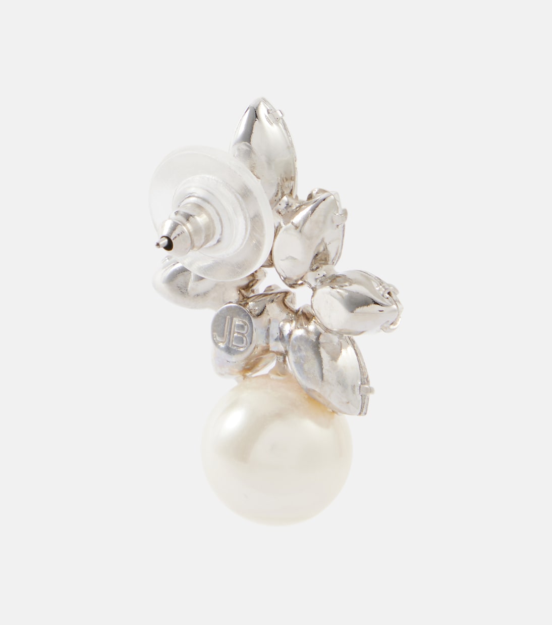 Boucles d'oreilles Liza à cristaux et perles fantaisie | Jennifer Behr