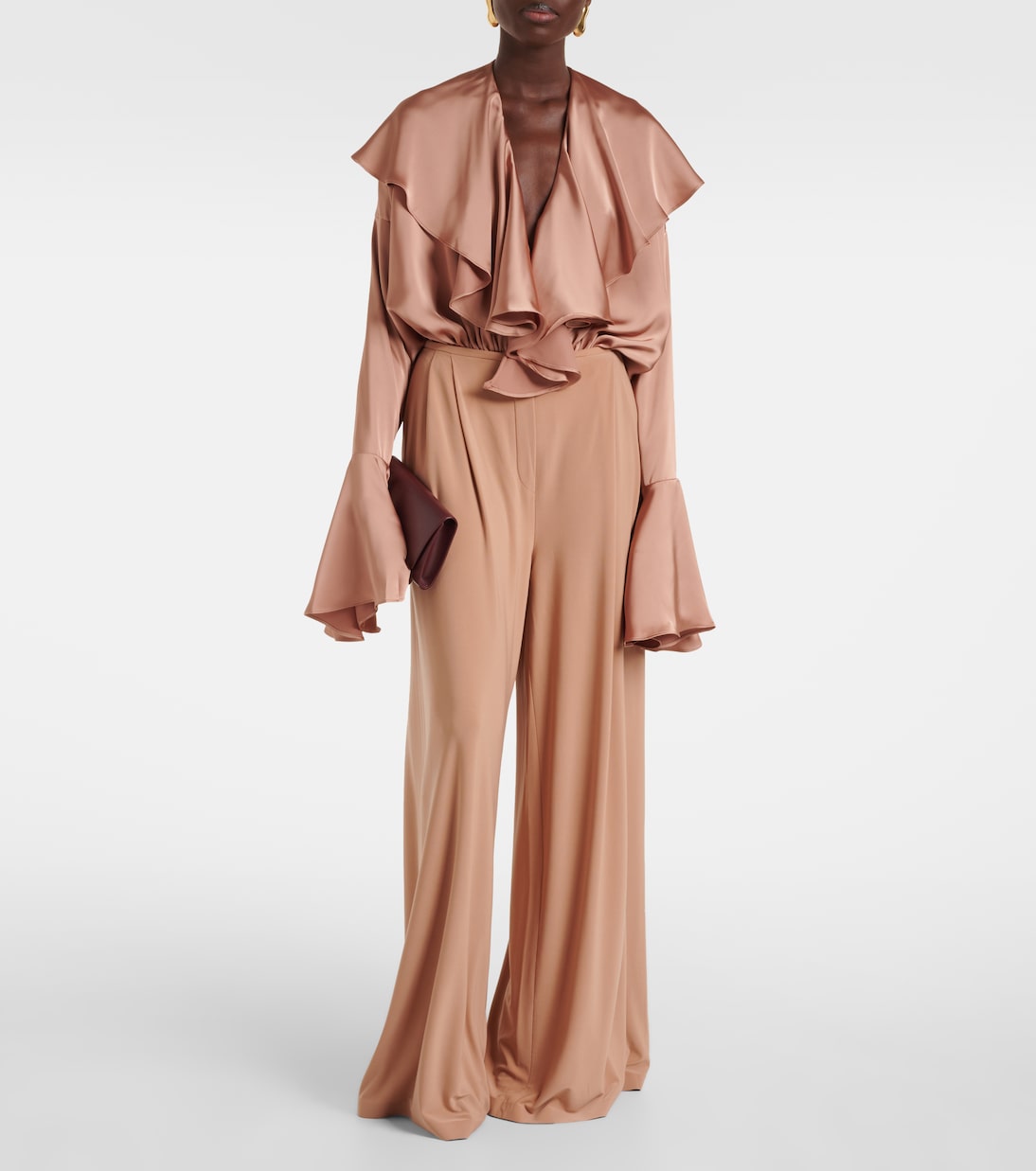 Ruffled bodysuit | Norma Kamali