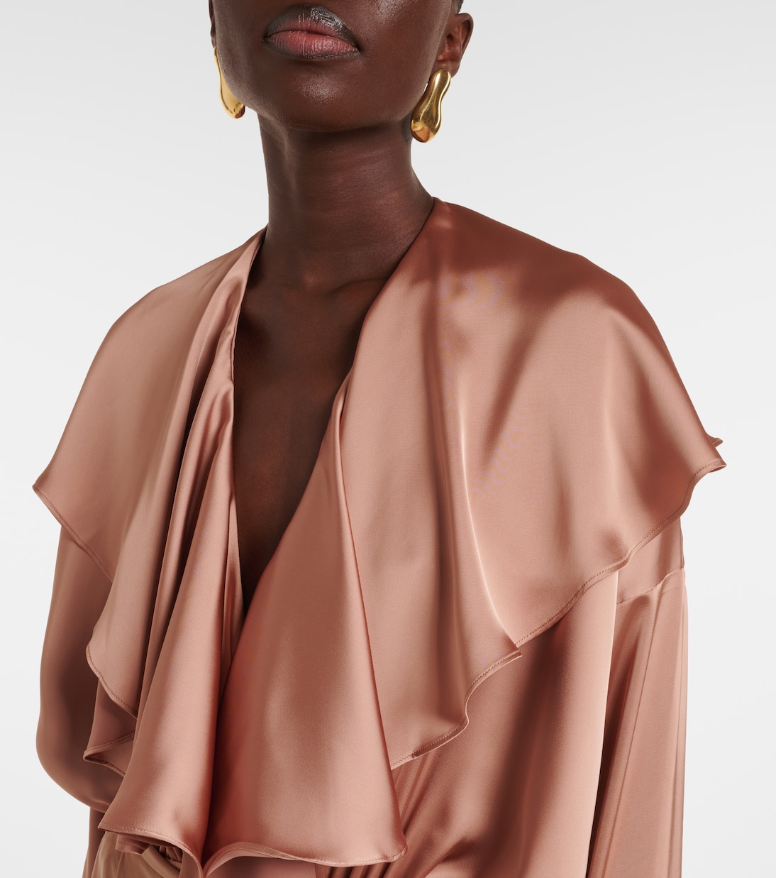 Ruffled bodysuit | Norma Kamali