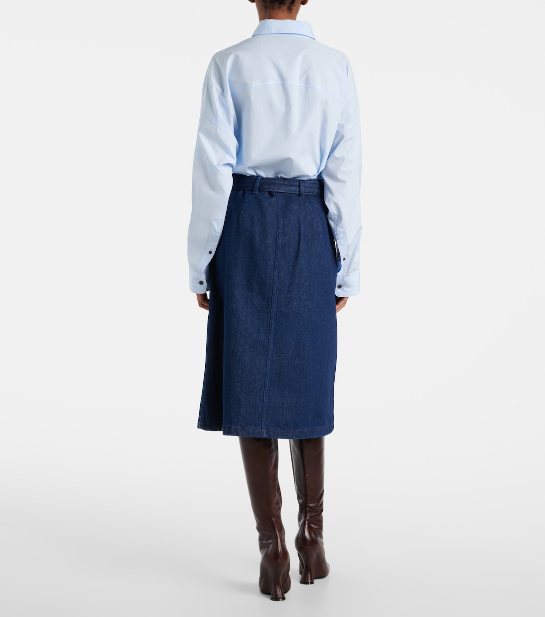Gonna midi di jeans | Dries Van Noten