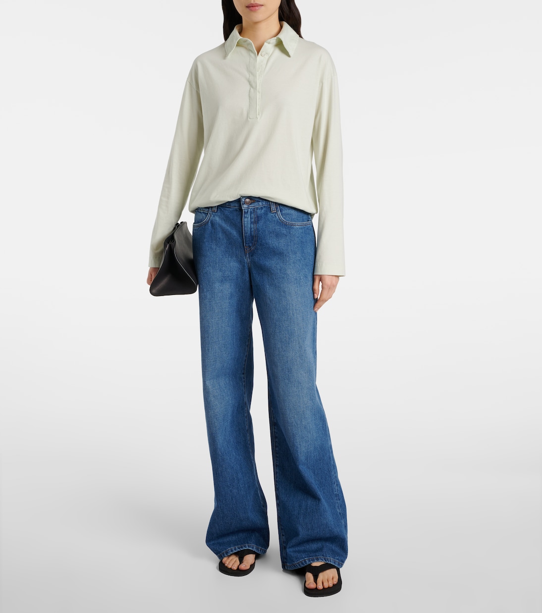 Polo Roddie in jersey di cotone | The Row