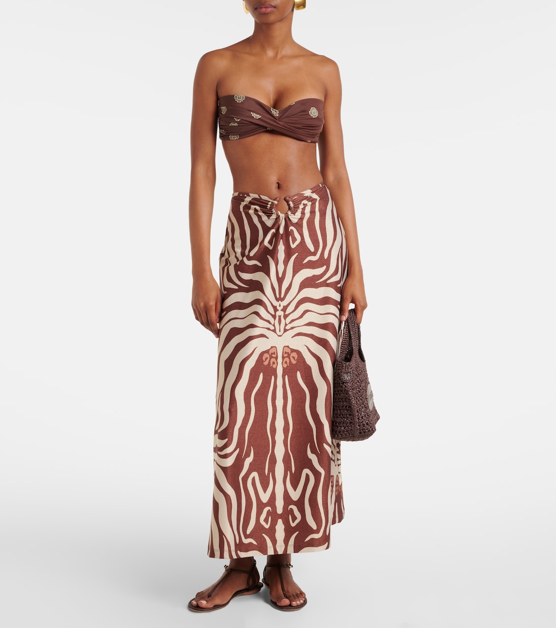 Keel gathered maxi skirt | Johanna Ortiz