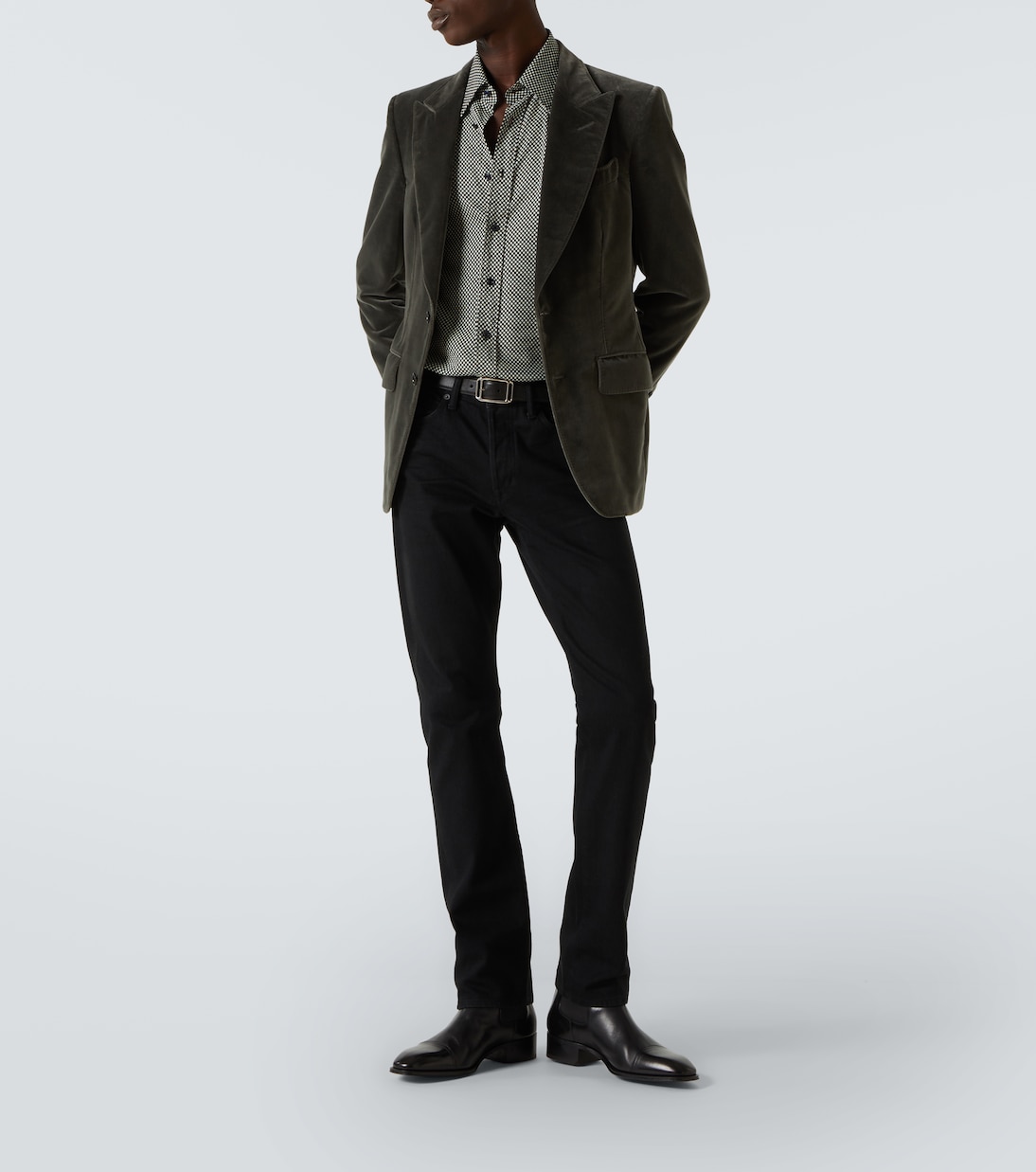 Jeans rectos de tiro medio | Tom Ford
