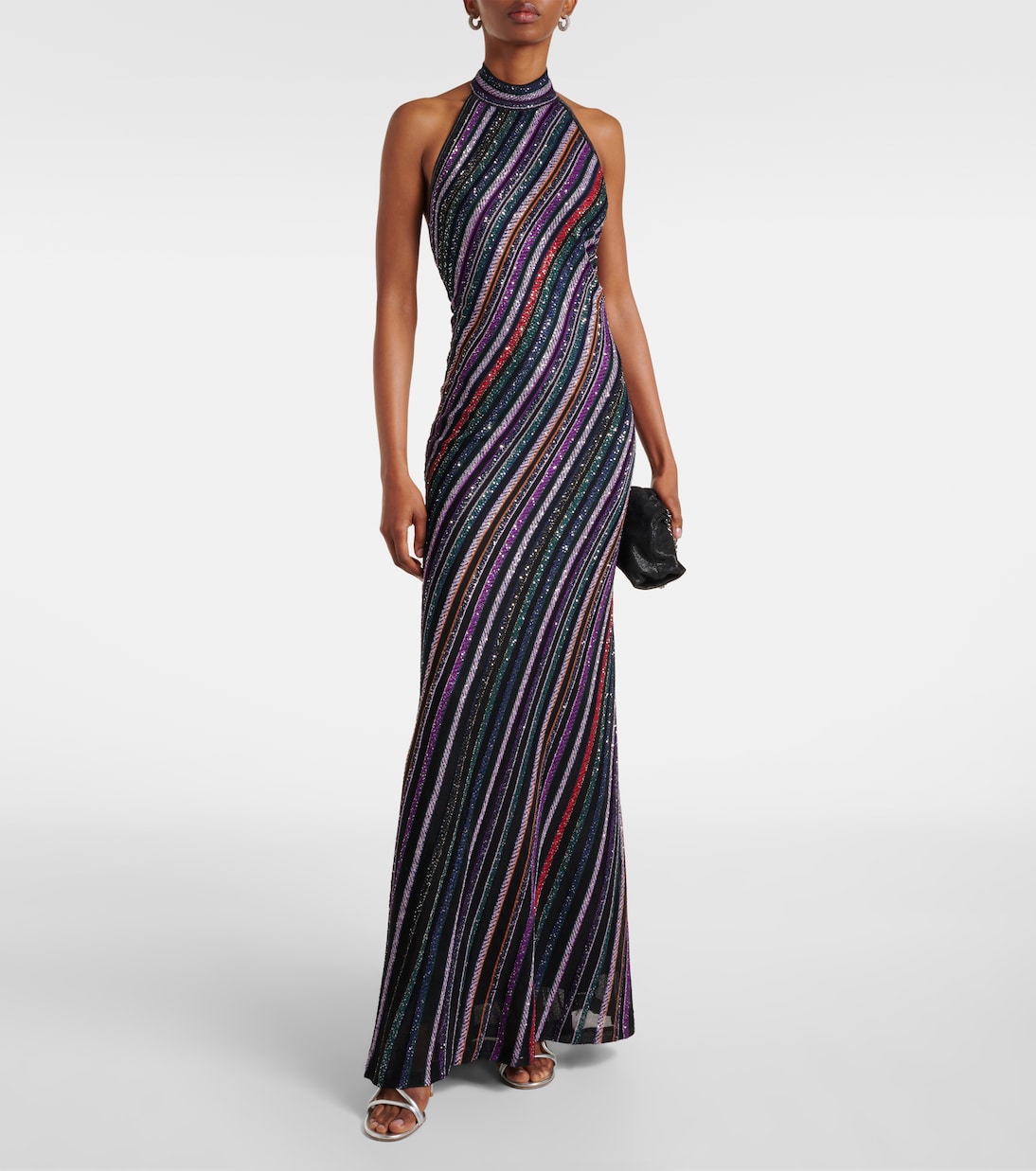 Sequined striped gown | Missoni