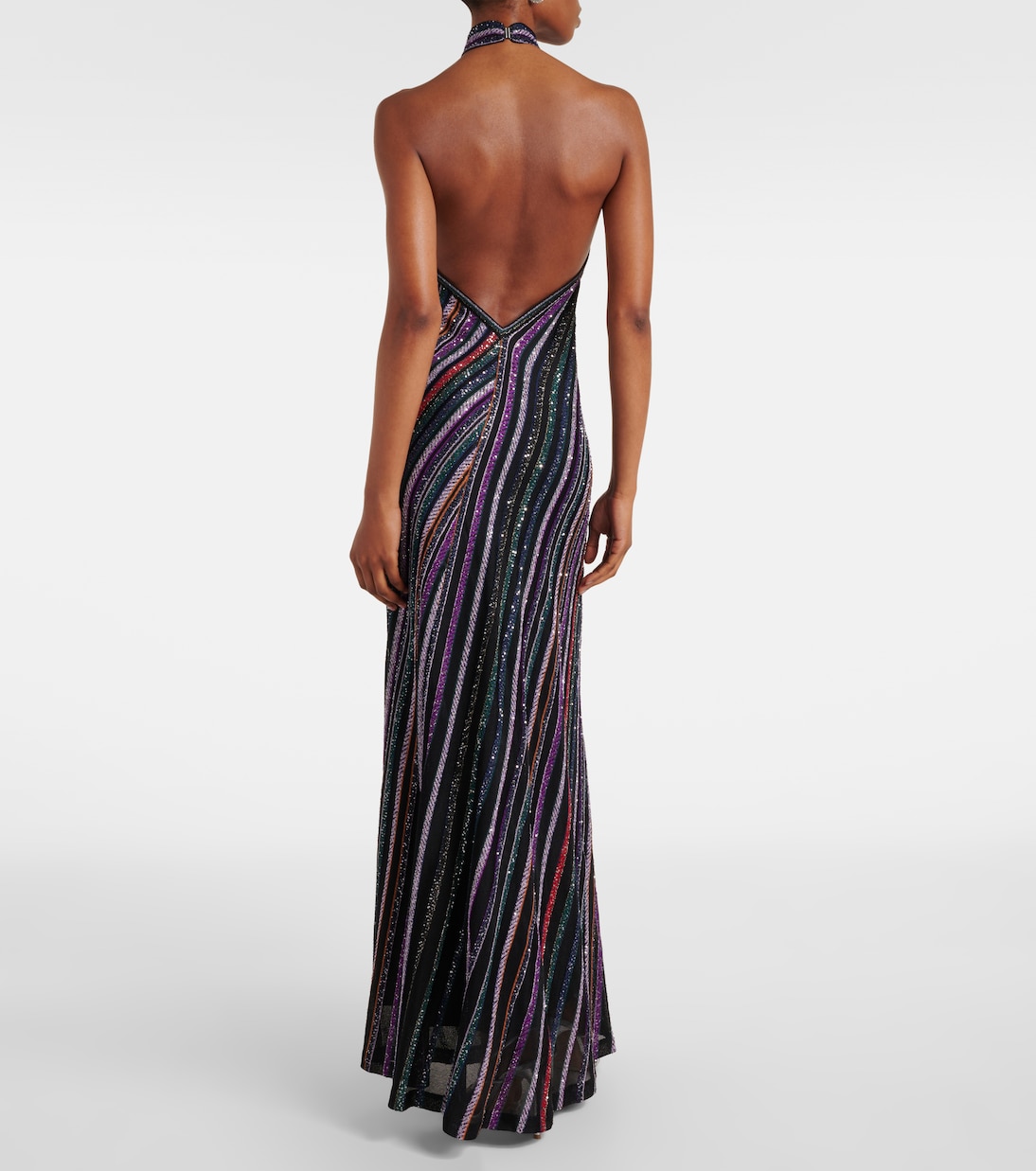Sequined striped gown | Missoni