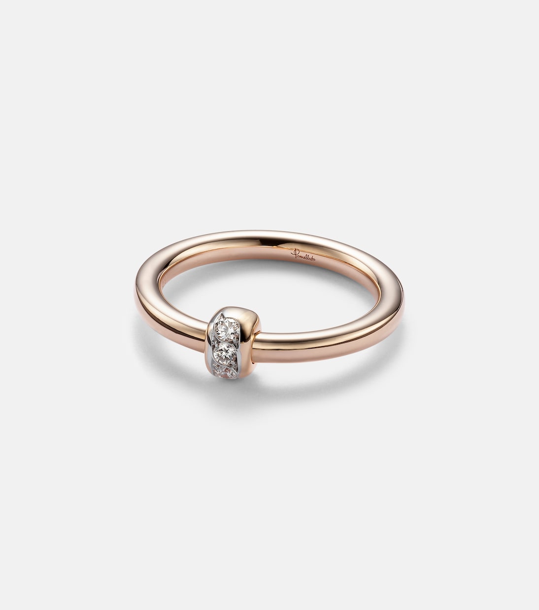 Pomellato Together 18kt rose gold ring with diamonds | Pomellato