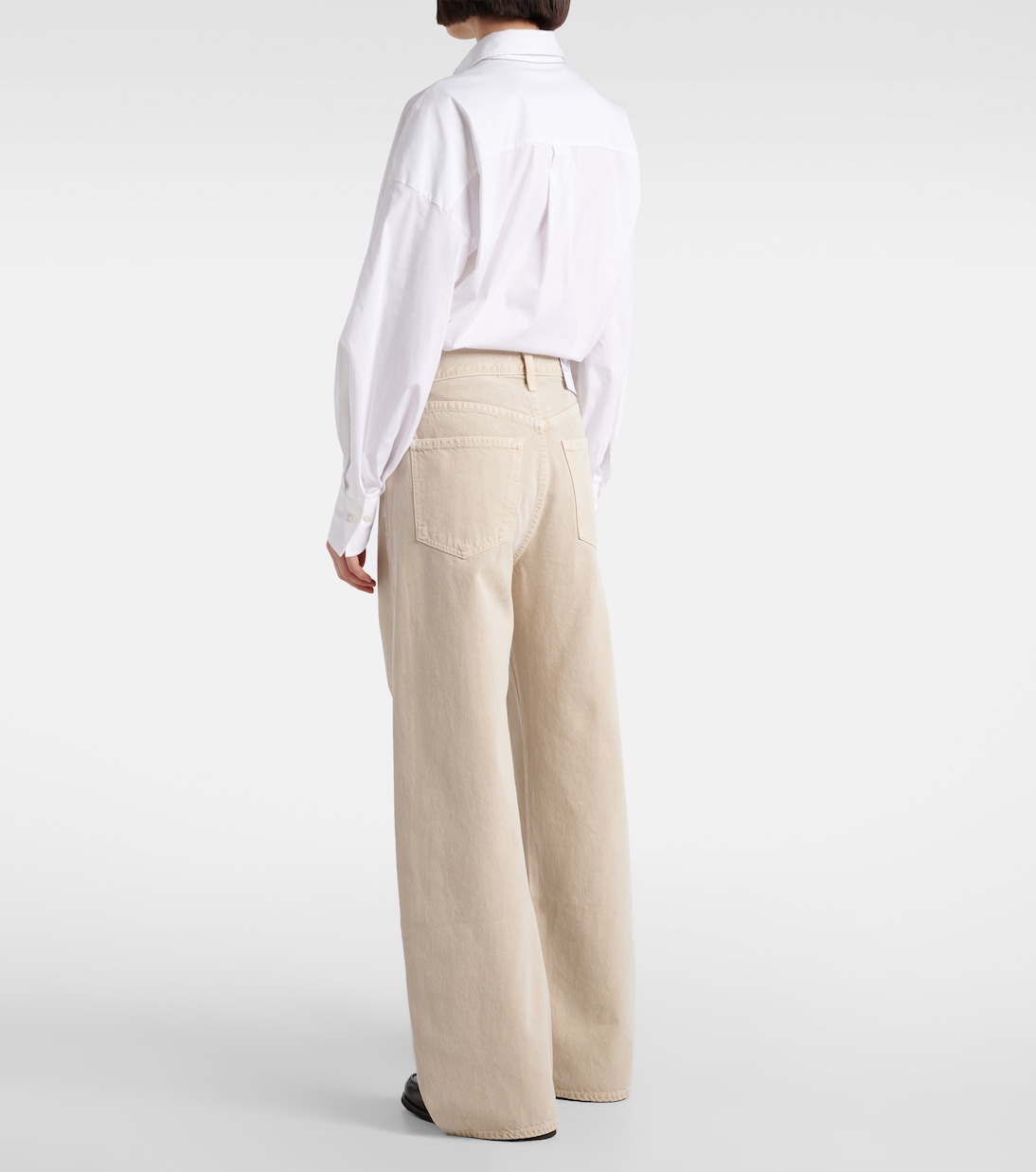 Low Curve mid-rise barrel-leg jeans | Agolde