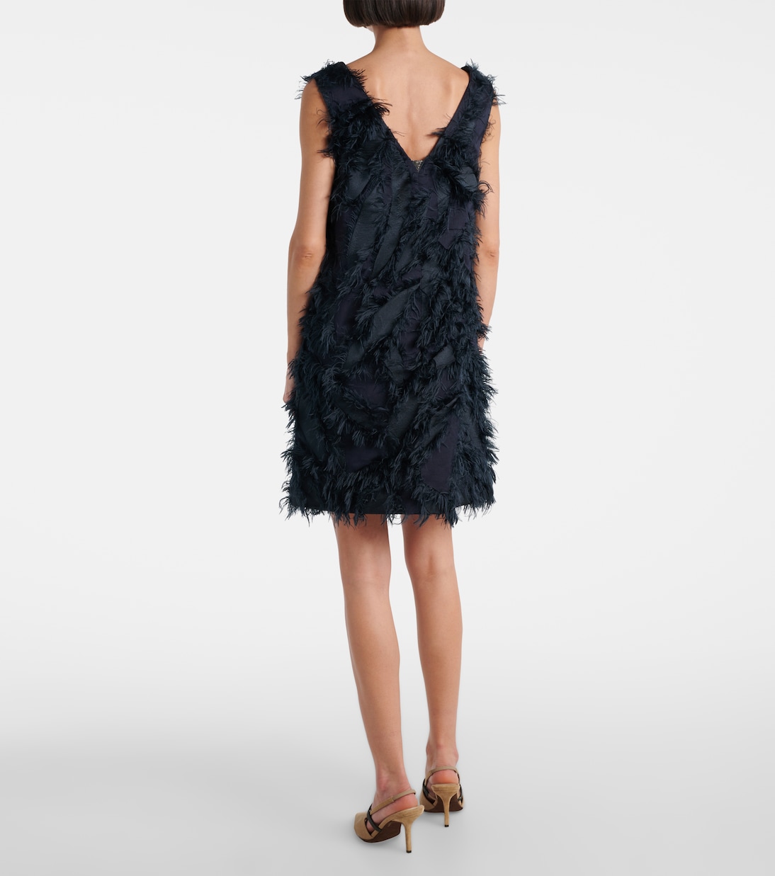 Minikleid mit Fransen | Brunello Cucinelli